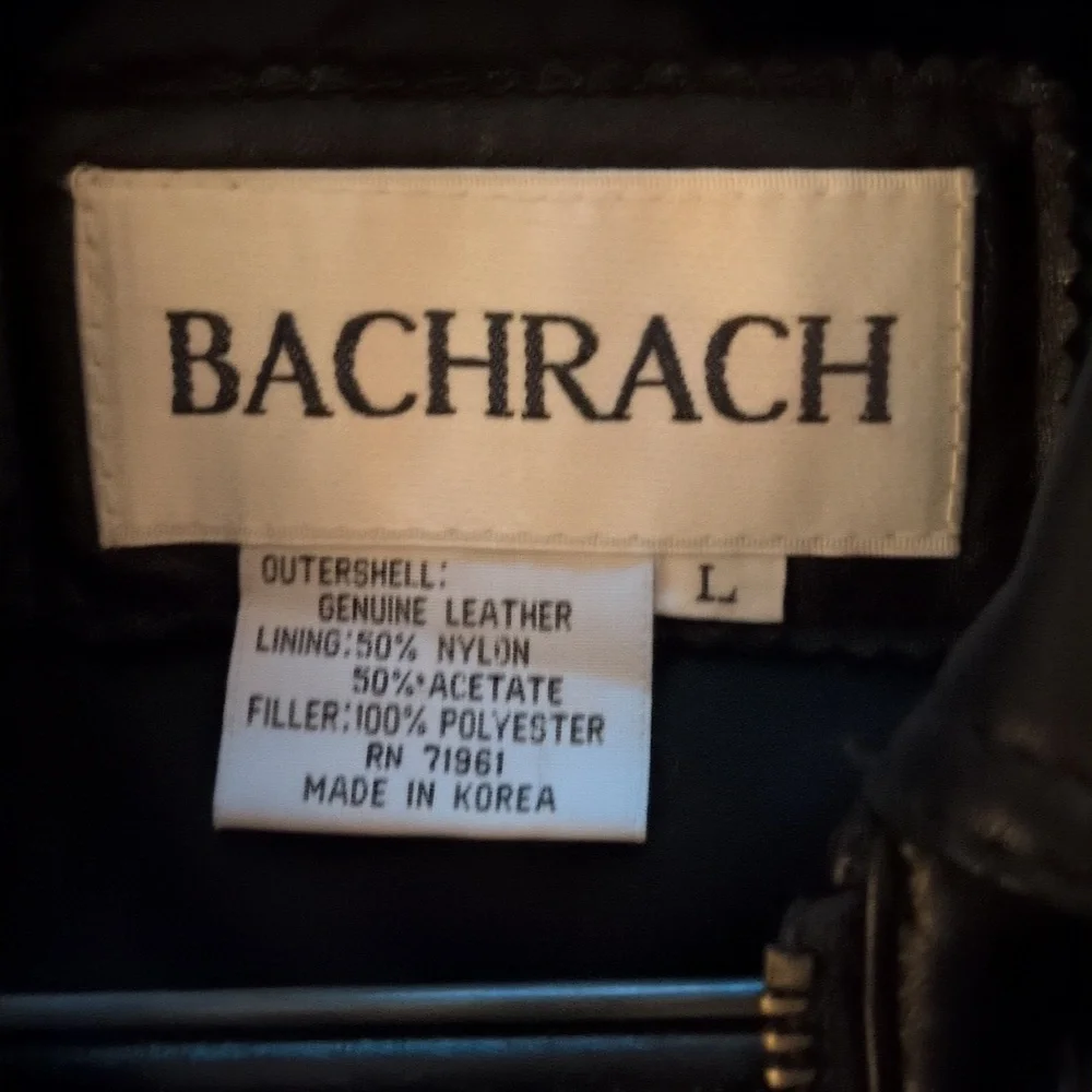 Bachrach leather shell